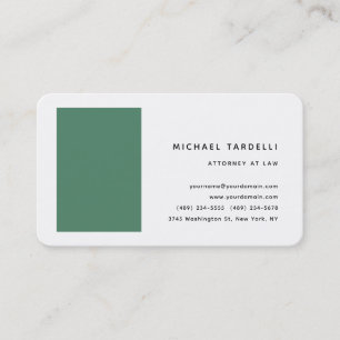 Advocaat Minimalistisch Klassiek Professioneel Visitekaartje