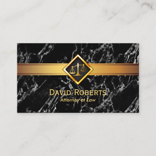 Advocaat Modern Marble Visitekaartje (Voorkant)