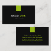Advocaat Modern Mint Green Visitekaartje (Voorkant / Achterkant)