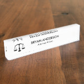 Advocaat Naambordje (Zijkant)