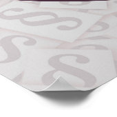 Advocaat of Notaris met rechter Hammer en naam Poster (Hoek)