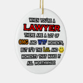 Advocaat... OMG WTF LOL Keramisch Ornament (Rechts)