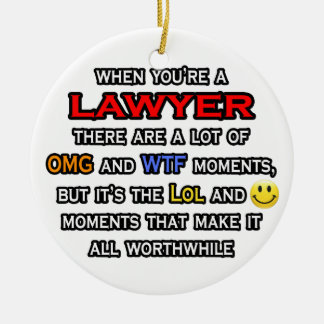 Advocaat... OMG WTF LOL Keramisch Ornament