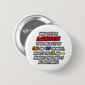 Advocaat.. OMG WTF LOL Ronde Button 5,7 Cm (Voorkant /achterkant)