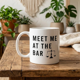 Advocaat Ontmoet me bij de Bar Cadeau voor Afstu Koffiemok