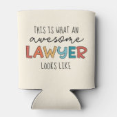 Advocaat | Openbaar aanklager | Geweldige advocaat Blikjeskoeler (Achterkant)