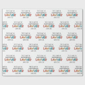 Advocaat | Openbaar aanklager | Geweldige advocaat Cadeaupapier (Vlak)