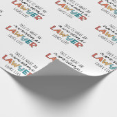 Advocaat | Openbaar aanklager | Geweldige advocaat Cadeaupapier (Hoek)