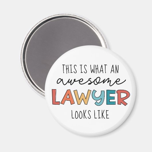 Advocaat | Openbaar aanklager | Geweldige advocaat Magneet (Voorkant / Achterkant)