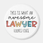 Advocaat | Openbaar aanklager | Geweldige advocaat Magneet (Voorkant)