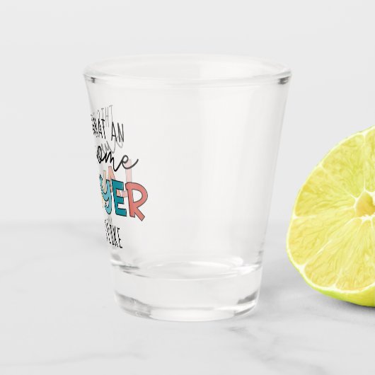 Advocaat | Openbaar aanklager | Geweldige advocaat Shot Glas (Rechts)