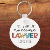 Advocaat | Openbaar aanklager | Geweldige advocaat Sleutelhanger (Voorkant)