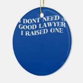 Advocaat Ouders Moeder Funny Vaderdag Keramisch Ornament (Links)