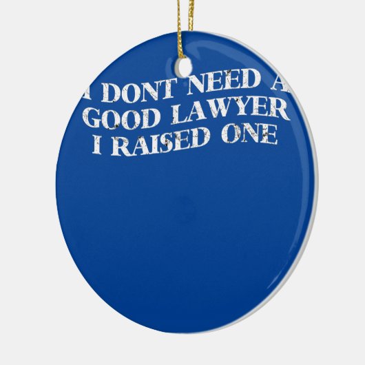 Advocaat Ouders Moeder Funny Vaderdag Keramisch Ornament (Links)