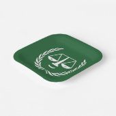 Advocaat Party Paper Borden Papieren Bordje (Gebogen)