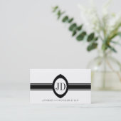 Advocaat Pendant Fancy Ribbon Visitekaartje (Staand voorkant)