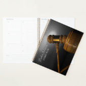 Advocaat Planner Law Gavel rechter (Display)