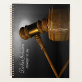 Advocaat Planner Law Gavel rechter (Voorkant)