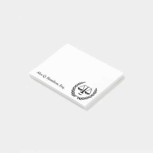 Advocaat Post-it® Notes (Schuin)