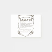 Advocaat Post-it® Notes (Voorkant)