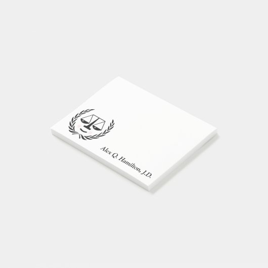 Advocaat Post-it® Notes (Schuin)