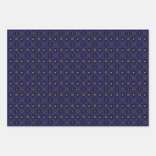 Advocaat Prettige feestdagen - Pascal Scales of Ju Inpakpapier Vel (Voorkant)