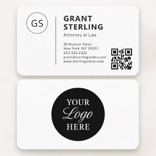 Advocaat QR Code Logo Professioneel Visitekaartje