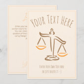 advocaat | raadsman | jurylid | Advocatenkantoor / Kaart (Voorkant / Achterkant)