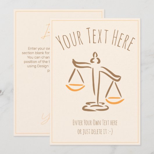 advocaat | raadsman | jurylid | Advocatenkantoor / Kaart (Voorkant / Achterkant)