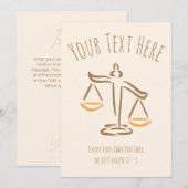 advocaat | raadsman | jurylid | Advocatenkantoor / Kaart (Voorkant / Achterkant)