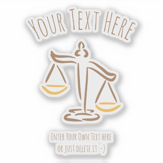 advocaat | raadsman | jurylid | Advocatenkantoor / Sticker (Voorkant)