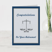 Advocaat Retirement Kaart (Voorkant)