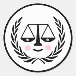 Advocaat Ronde Sticker