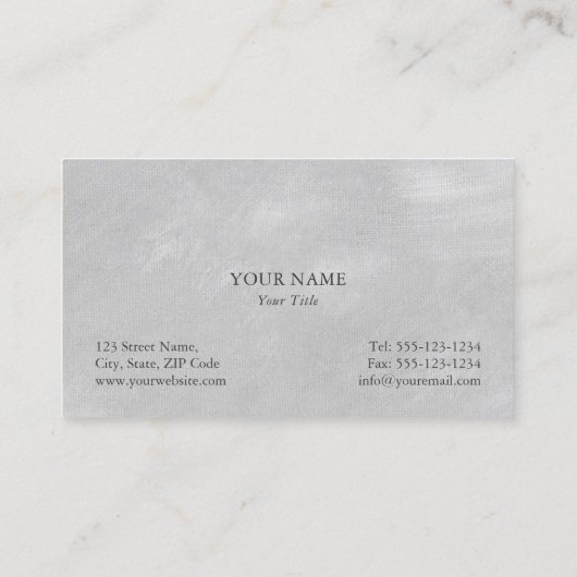 Advocaat Scales of Justice Gold (effect) Attorney Visitekaartje (Achterkant)