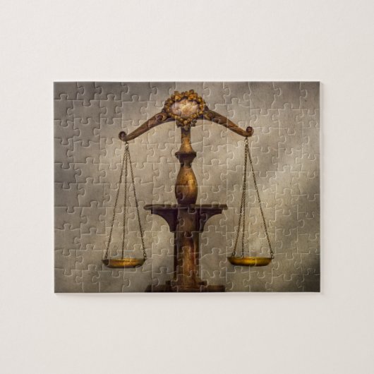Advocaat - Schaal - Eerlijk en rechtvaardig Legpuzzel (Horizontaal)