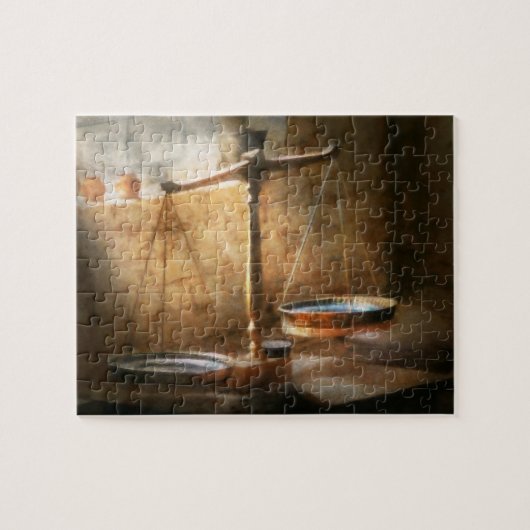 Advocaat - Schaal - Evenwichtige wetgeving Legpuzzel (Horizontaal)