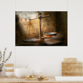 Advocaat - Schaal - Evenwichtige wetgeving Poster (Keuken)