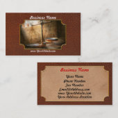 Advocaat - Schaal - Evenwichtige wetgeving Visitekaartje (Voorkant / Achterkant)