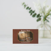 Advocaat - Schaal - Evenwichtige wetgeving Visitekaartje (Staand voorkant)