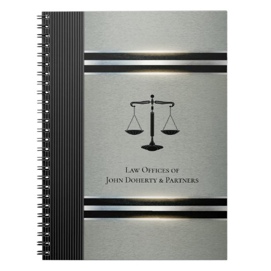 Advocaat | Schalen van het recht Notitieboek (Voorkant)