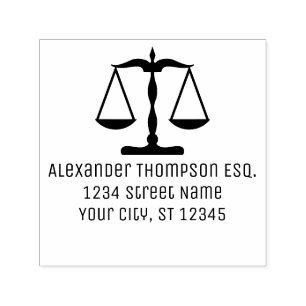Advocaat Schalen van Justitie Wet Juridisch #3 Naa Zelfinktende Stempel