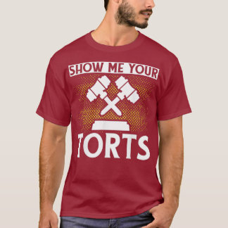 Advocaat School Clerk Show mij T-shirt