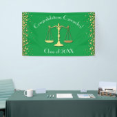 Advocaat School Green Gold Graduparty Spandoek (Beurs)