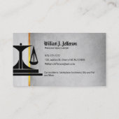 Advocaat Slogans Visitekaartje voor persoonlijk le (Achterkant)