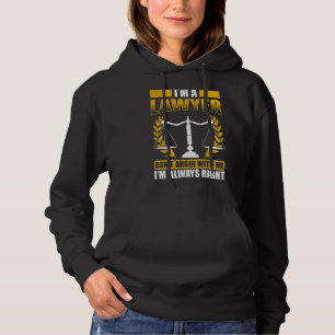 Advocaat Student jurist wetenschapsstudent in uitv Hoodie