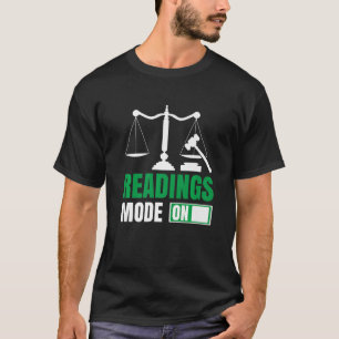Advocaat Student jurist wetenschapsstudent in uitv T-shirt