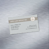 Advocaat Thema Magnetisch Visitekaartje (Voorbeeld)