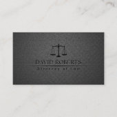 Advocaat Trendy Carbon Black Professional Visitekaartje (Voorkant)