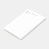 Advocaat Trendy Minimalistisch Elegant Eenvoudig Post-it® Notes (Schuin)