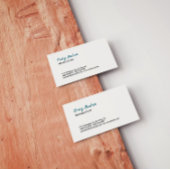 Advocaat unieke speciale dikke profielkaart visitekaartje